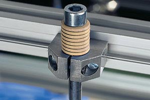 Polysorb disc springs in a fatigue test 