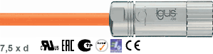 Lenze PUR servo cable