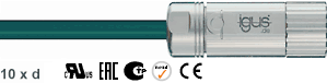 Lenze PVC servo cable