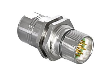 Speedtec connector, serie A, M23 koppeling met centrale bevestiging