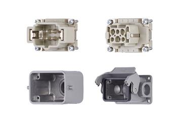 Harting connector set, pin en busuitvoering