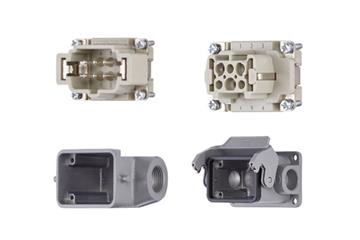 Harting connector set, pin en busuitvoering