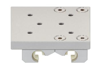 drylin® W slede voor gebogen rail WWB, vierkant, convex, concaaf