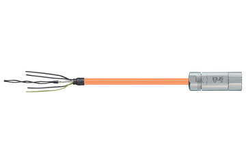 readycable® servo hybride kabel vergelijkbaar met Allen Bradley 2090-CSBM1DF-14AF, basiskabel PVC 10 x d