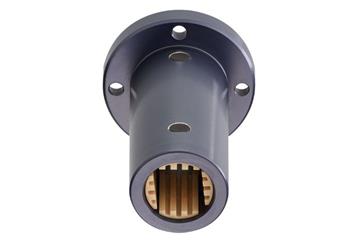 drylin® Q lineair glijlager met ronde flens, tandem