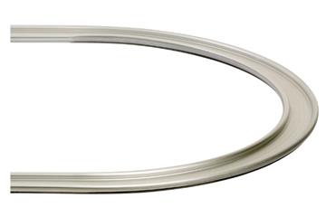 drylin® W dubbele rail, WSB, rond, halve cirkel