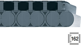 Kabelrups, met iedere schakel een dwarsverbinder