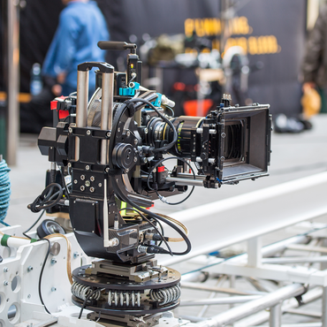 3D-geprinte lagers in een camera-dolly