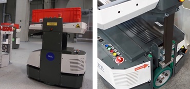 DTS van Knapp met drylin® ZLW tandriemassen op het hefplatform