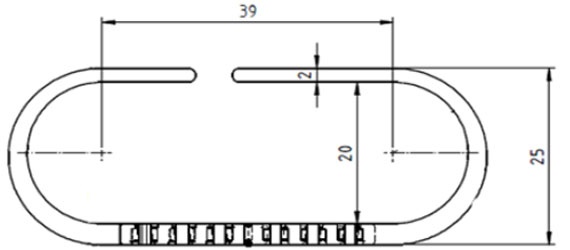 Kantoor kabelrups OCO.20 - Technische gegevens