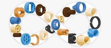 Diverse maatwerklagers gemaakt door igus®, volgens uw specifieke vereisten