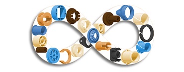 Diverse maatwerklagers gemaakt door igus®, volgens uw specifieke vereisten