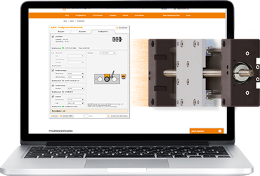 Configurator voor de drylin aandrijftechniek