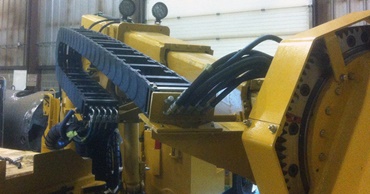 Werkplatform voor tunnelbouw