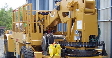 Bedrijfsvoertuig voor mijnbouw