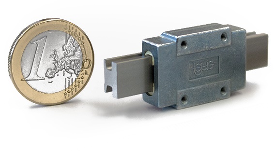Rail Linéaire Miniature Mgn12h LML12B 12mm Avec Bloc Coulissant - Longueur 100mm, Conception 4 Points, Système De Lubrification - 5