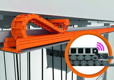 e-chains festoon cable carrier