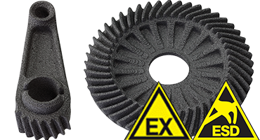 ESD/ATEX 3D-printing en halffabrikaten voor speciale componenten