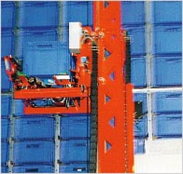 Vertical hanging cable carrier