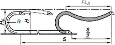 Een kabelrups middenvoeding