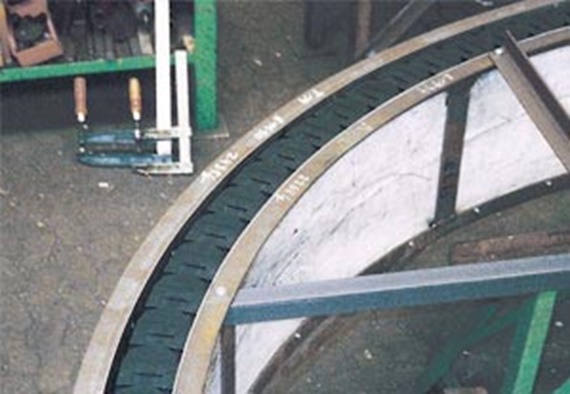 cable carrier guide troughs
