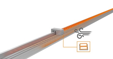Windbelasting in lange rijwegen