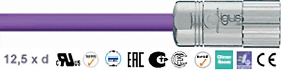chainflex® TPE signal/encoder cable Heidenhain 12.5 x d