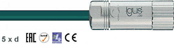 Chainflex® PUR signal./feeder cable Lenze