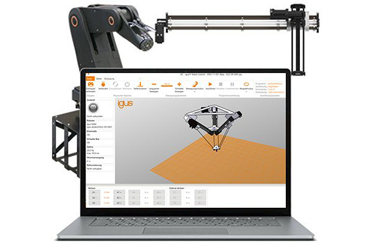 Robotbesturingssysteem met software en hardware van igus®