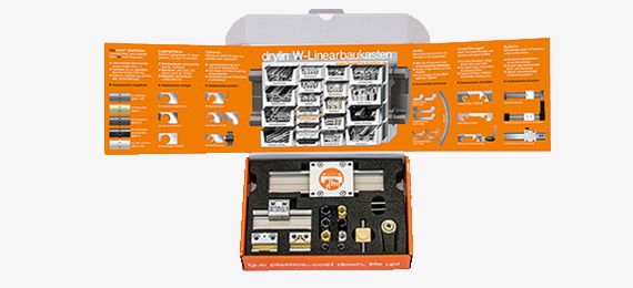 drylin W lineaire modulaire set sample-box