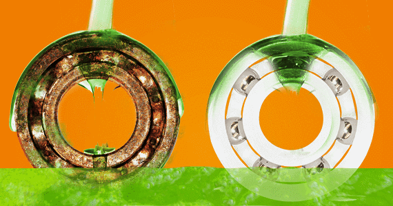 Polymeer kogellagers zijn bestand tegen chemicaliën