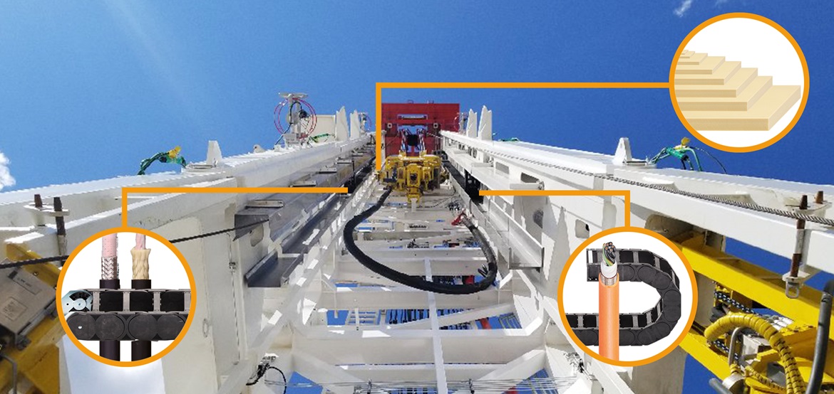 Top drive met igus producten